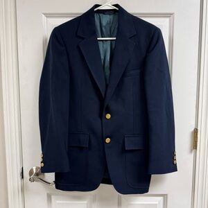 Vintage American Craftsmen Navy Blue Blazer